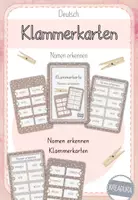 Vorschau - Unterrichtsreihen - Klammerkarten Nomen erkennen - Deckblatt