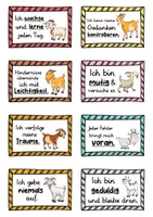 Vorschau - Fördermaterial/Inklusion - 40 Ziegen Affirmationskarten für die Ziegenklasse - Seite 3