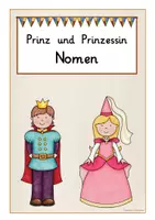 anteprima - Flashcard - Wortartenmärchen: Tafelmaterial Wortarten, Nomen, Verben, Adjektive, Artikel Deutsch DaZ (Materiale per lavagna sulla fiaba delle parti del discorso) - Pagina 2