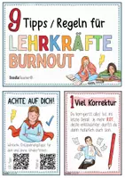 Vorschau - Poster - 9 Regeln für Lehrkräfte - Burnout (mit Humor) / Stress / Entspannung - Seite 2