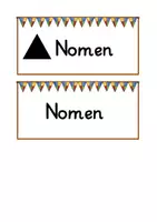 anteprima - Poster - Sparpaket Tafelmaterial, Merkplakate Wortarten: Nomen, Verben, Adjektive, Deutsch, DaZ (Raccolta di materiali: poster delle regole grammaticali su nomi, verbi, aggettivi) - Pagina 2