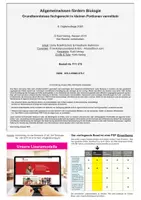 Vorschau - Unterrichtsreihen - Allgemeinwissen fördern – Biologie (Band 6) | Biologie, Sekundarstufe I, Klasse 5–10 | Zelle, Pflanzen, Tiere, Humanbiologie, Ökosystem | Arbeitsblätter, Kopiervorlagen, Freiarbeit mit Lösungen - Seite 1