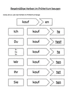 Vorschau - Arbeitsblätter - Regelmäßige Verben beugen und konjugieren im Präteritum - Übungsheft Deutsch 3./4. Klasse - Seite 2
