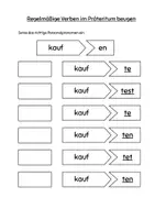 Vorschau - Arbeitsblätter - Regelmäßige Verben beugen und konjugieren im Präteritum - Übungsheft Deutsch 3./4. Klasse - Seite 3