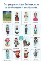 anteprima - Flashcard - Carte illustrate delle fiabe Tedesco per bambini I Deutsch Märchen Bildkarten - Pagina 2