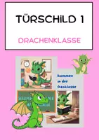 Vorschau - Anderer Materialtyp - Türschild für die Drachenklasse Variante I - Deckblatt