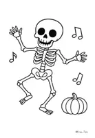 Vorschau - Mal- und Bastelvorlagen - Kostenlos: Ausmalbilder Halloween – 10 spannende Motive (Klasse 1, 2, 3, 4) - Seite 3