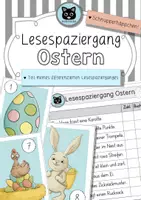 Vorschau - Arbeitsblätter - Lesespaziergang Ostern | Oster-FREEBIE - Deckblatt