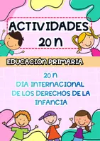 Vista previa - Unidades / Secuencias / Situaciones de Aprendizaje - ACTIVIDADES DÍA DERECHOS DE LA INFANCIA 20N - Portada