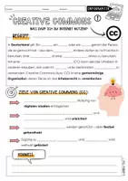 Vorschau - Unterrichtsreihen - Creative Commons - Merkblätter mit Lösungen und Übungsaufgaben - Seite 2