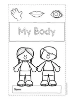 anteprima - Esercizi - English - My Body (Bundle: flashcards, word cards, mini pictures, worksheets, picture dictionary) - Pagina 2