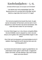 Vorschau - Stundenentwürfe - Knobelaufgaben - 20 Seiten - 5.-10. Klasse - Seite 1