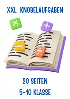 Vorschau - Stundenentwürfe - Knobelaufgaben - 20 Seiten - 5.-10. Klasse - Deckblatt