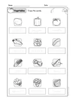 anteprima - Esercizi - English - Vegetables (Worksheets) - Pagina 3