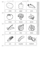 anteprima - Esercizi - English - Vegetables (Bundle with flashcards, word cards, mini pictures, 12 pages with activities and a picture dictionary) - Pagina 3