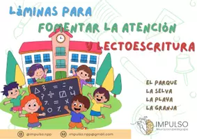 Vista previa - Unidades / Secuencias / Situaciones de Aprendizaje - Láminas para potenciar la atención_Impulso NPP - Portada