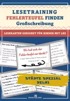 Vorschau - Fördermaterial/Inklusion - Schreibschrift: Delhi Spezial: Fehlerteufel Lesekarten Großschreibung - Deckblatt