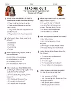 Vorschau - Test - Reading Quiz - Chapters 4+5 The Vanishing Half - Deckblatt