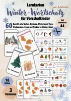 Vorschau - Fördermaterial/Inklusion - Winter Wortschatz | Lernkarten für Vorschule und Kindergarten - Deckblatt