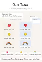 Vorschau - Fördermaterial/Inklusion - Gute Taten Wand - Gute Taten Glas - Deckblatt