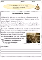 Vorschau - Arbeitsblätter - die goldene Zwanziger - Tafelbild und Arbeitsblätter - Seite 1