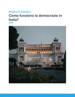 anteprima - Piani di lezione - La democrazia in Italia – Lezione di educazione civica per la scuola media - Pagina di copertina