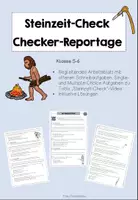 Vorschau - Arbeitsblätter - Der Steinzeit-Check - Deckblatt