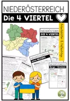 Vorschau - Arbeitsblätter - Die vier Viertel - Niederösterreich - Deckblatt