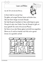 Vorschau - Arbeitsblätter - Lesen und Malen Winter & Weihnachtszeit - Seite 2