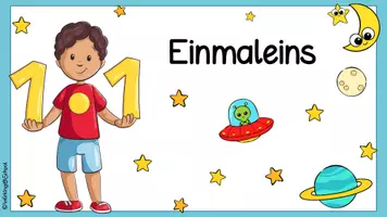 Vorschau - Fördermaterial/Inklusion - Einmaleins | digitale Tafelbilder - Seite 1