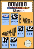 Vorschau - Spiele - Domino & Rechenregeln (Klammer vor Punkt vor Strich) - Deckblatt