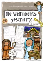 Vorschau - Stundenentwürfe - Die Weihnachtsgeschichte - Aus der Bibel lernen (ab Klasse 2) - Deckblatt