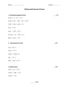Vorschau - Test - Mathe Tests zu Termen und binomischen Formeln Klasse 8 - Seite 3