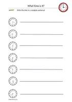Vorschau - Arbeitsblätter - Arbeitsblätter - Time - Halbe Stunde - Seite 1