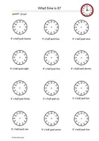 Vorschau - Arbeitsblätter - Arbeitsblätter - Time - Halbe Stunde - Seite 2