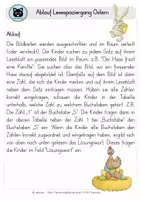 Vorschau - Arbeitsblätter - Lesespaziergang Ostern | Ostersuchspiel für Zuhause - Seite 1