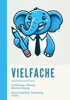 Vorschau - Arbeitsblätter - Rechnen mit Vielfachen Erklärung, Übungen und Musterlösung - Deckblatt