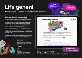 Vorschau - Stundenentwürfe - Digital Sparks "Life gehen!" - projektbasierte Lernreise - Seite 1