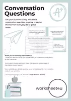 Vista previa - Hojas de trabajo - Conversation Questions - Modern Media and Technology, Communication - Portada