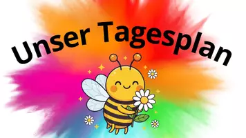 Vorschau - Poster - Tagesplan & Fächerkarten-Set Bienen-Klasse - Seite 1