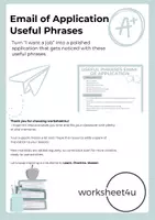 Vista previa - Hojas de trabajo - Email of Application Bundle - página 1