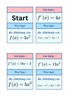 Vorschau - Spiele - Ich habe wer hat? - Ableitungsregeln - Deckblatt
