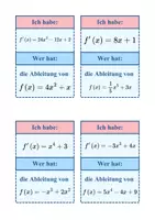 Vorschau - Spiele - Ich habe wer hat? - Ableitungsregeln - Seite 2