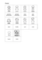 anteprima - Esercizi - English - Family (Bundle: flashcards, word cards, mini pictures, worksheets and a picture dictionary) - Pagina 3