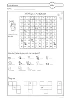Vorschau - Arbeitsblätter - Einführung und Orientierung Hunderterfeld / Hundertertafel, Arbeitsblätter ZR 100 - Seite 3