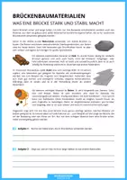 Vorschau - Arbeitsblätter - Technik - Brückenbaumaterialien - Seite 2