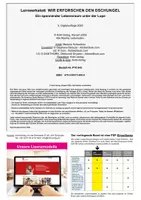 Vorschau - Arbeitsblätter - Lernwerkstatt Dschungel Regenwald | Tropischer Regenwald, Tiere, Pflanzen, Stockwerke, Abholzung, Wasserkreislauf, Naturschutz | Sachunterricht Biologie Grundschule Klasse 2-4 Lösungen - Seite 1