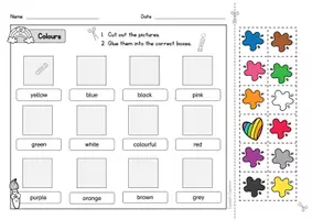 anteprima - Esercizi - English - Colours (Worksheets) - Pagina 3