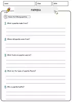 Vorschau - Arbeitsblätter - Paprika Food Englisch Lesetext mit Richtig Falsch-, Multiple-Choice- und Offenen Fragen (Englisch Arbeitsblatt) - Seite 3