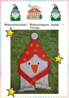 Vorschau - Arbeitsblätter - Weihnachtswichtel/Weihnachtsgnom basteln – Kreative Vorlage für festliche Dekorationen (Kunst / Basteln / Weihnachten) - Deckblatt